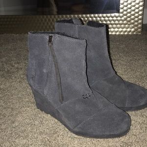 Toms Wedge Bootie